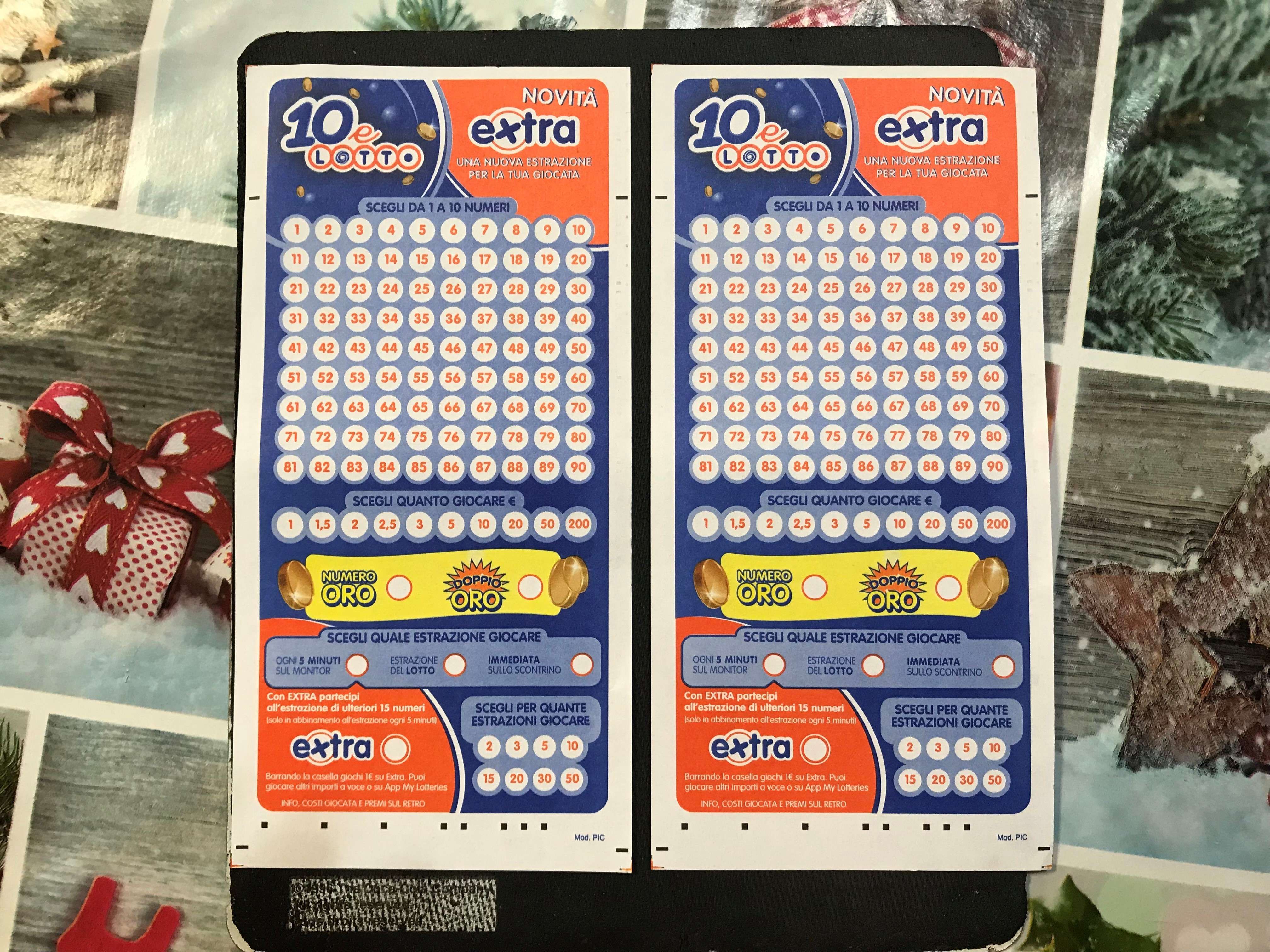 Giochi 10 e Lotto Novita Extra 2021
